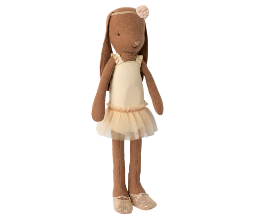 Bunny (Size 2) - Chocolate Brown with Ballet Suit & Skirt in Cream