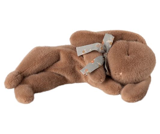 Sleeping Bunny Plush (Small) - Soft Brown