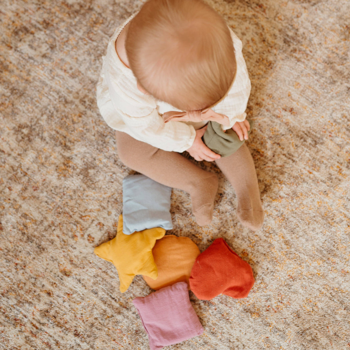 SHAPES BEANIES // Montessori toy