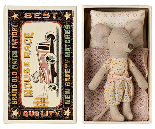 Little Sister Mouse in Matchbox