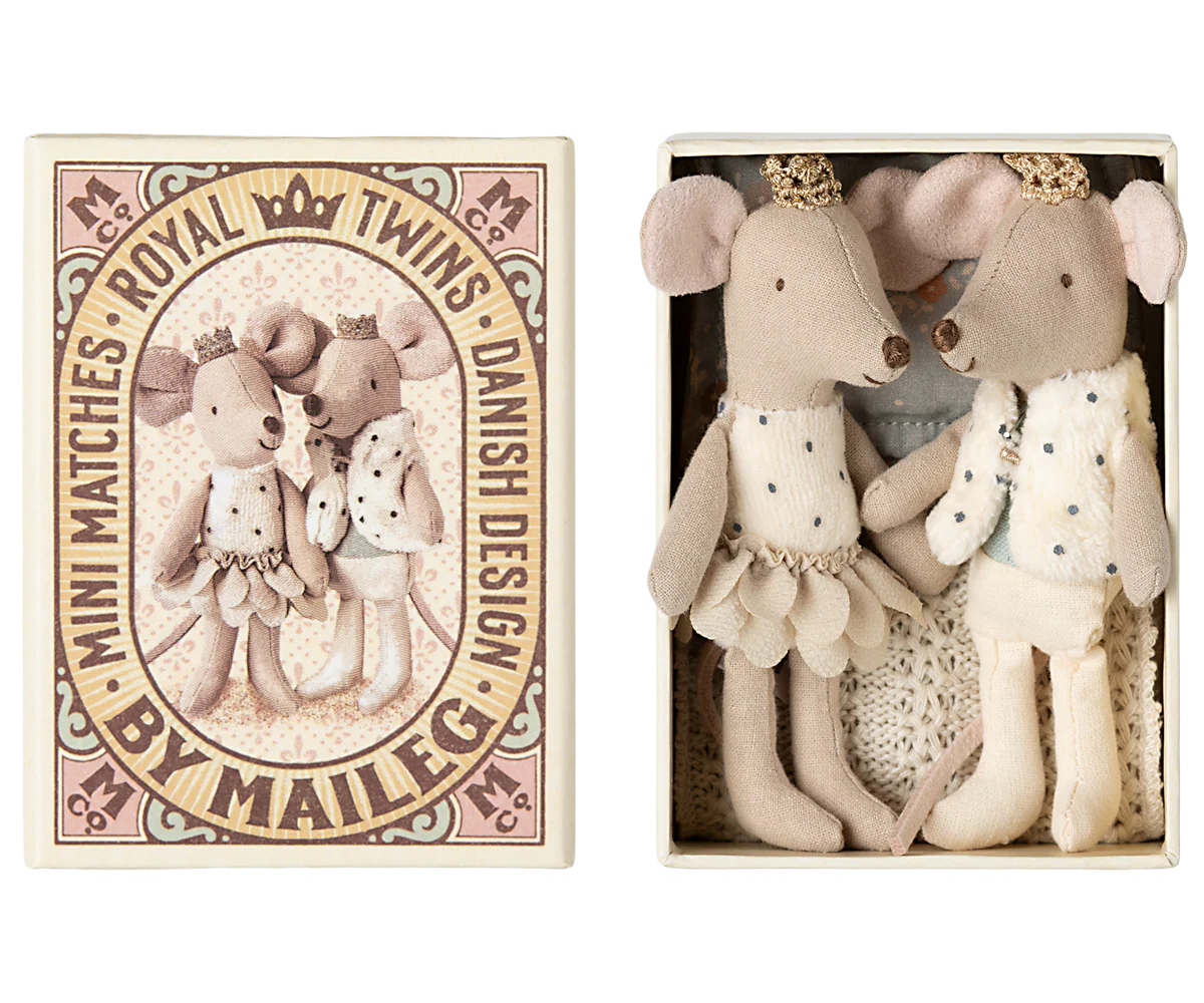 Royal Twins in Matchbox - Little Sister & Little Brother