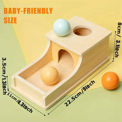 Montessori Wooden Ball Box