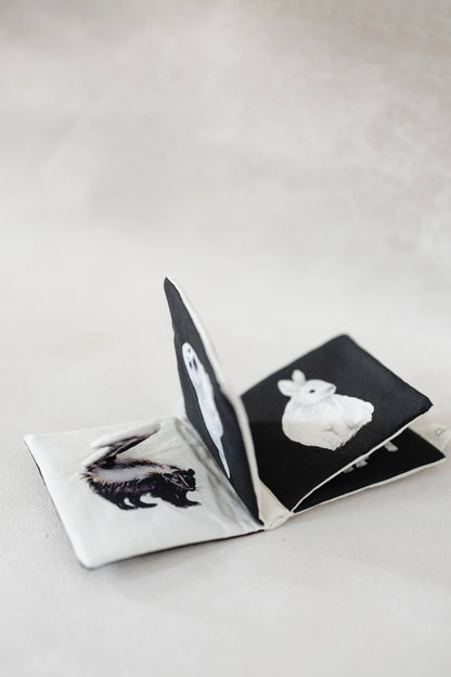 Baby’s Black & White Crinkle Book Made With Organic Cotton
