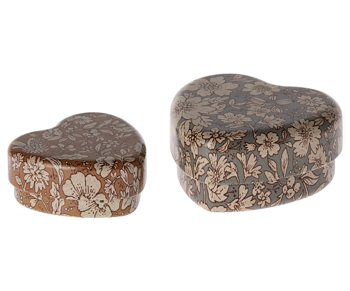 Metal Heart Box (2 pcs set)