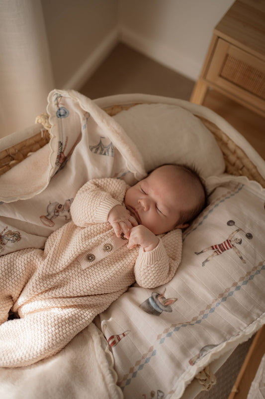 Le Cirque Fur Lined Cot Blanket