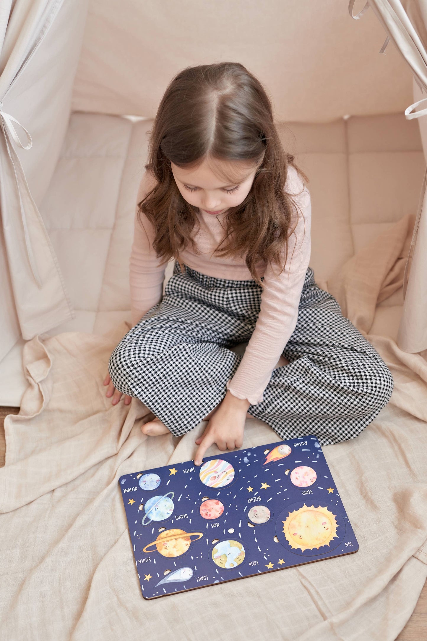 Solar System Wooden Puzzle