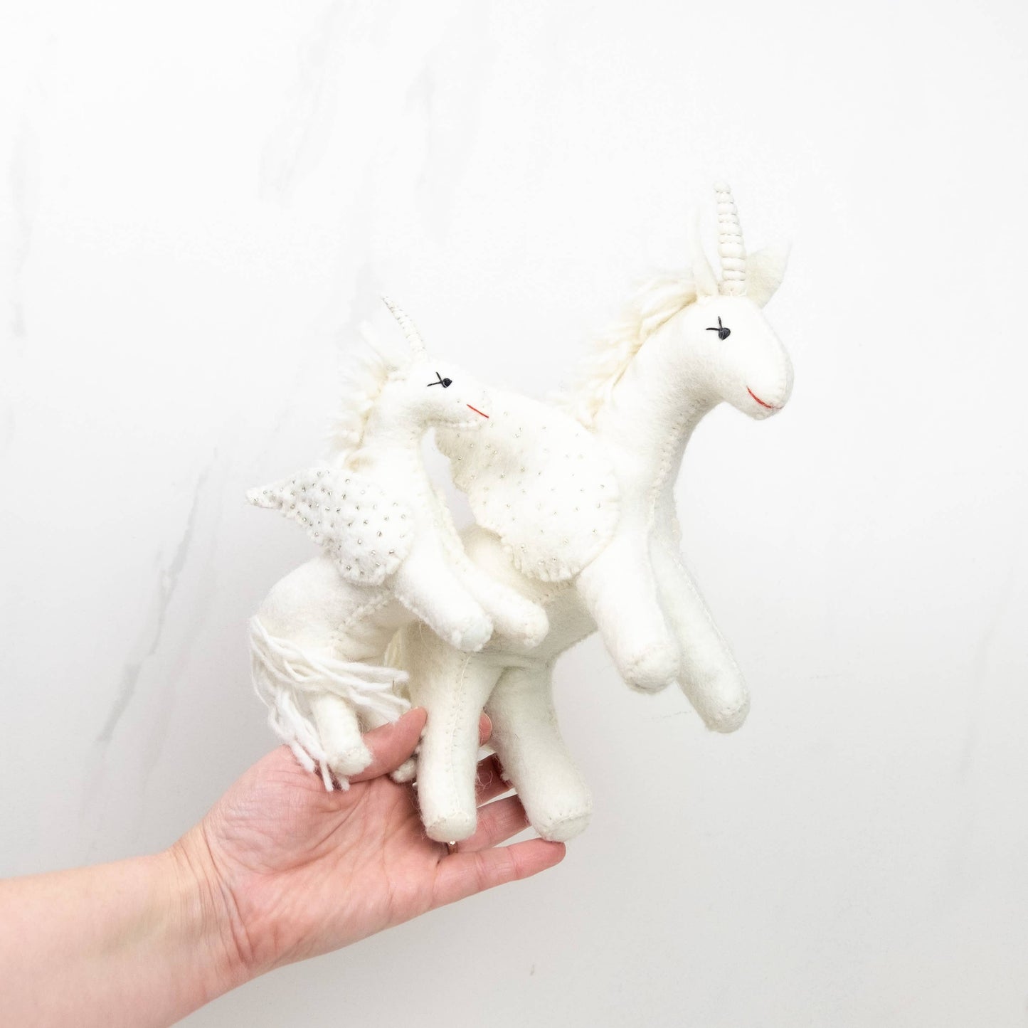 Felt Unicorn - Small White