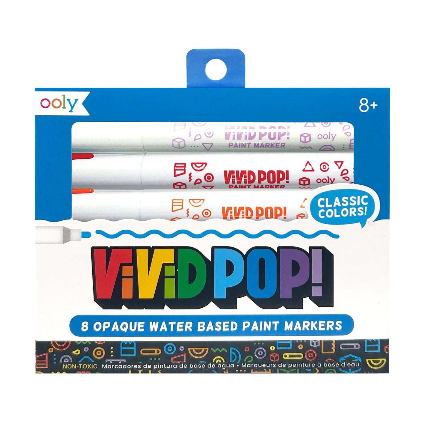 Vivid Pop!: Opaque Water-Based Paint Markers - Classic