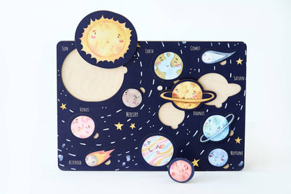 Solar System Wooden Puzzle