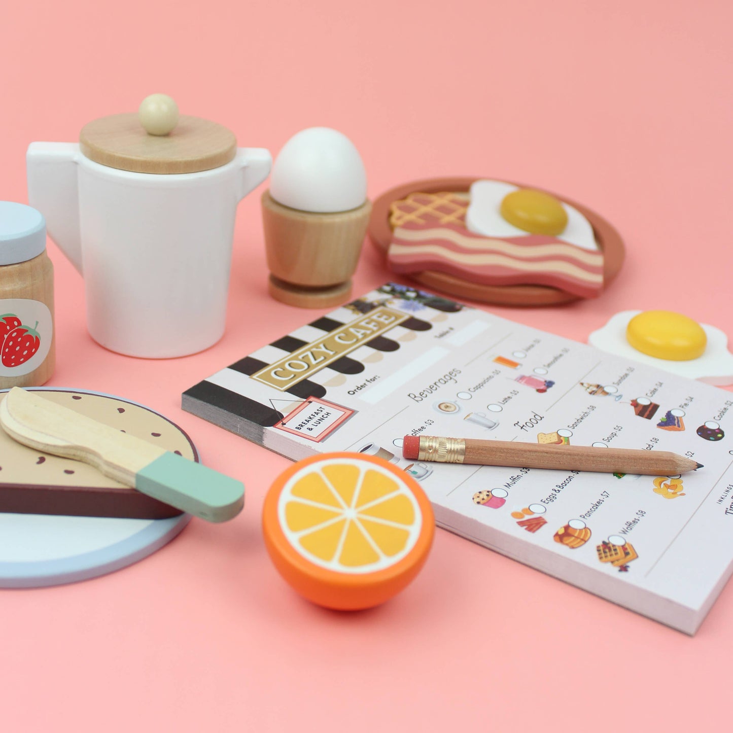 Pretend Play Notepad - Cozy Cafe