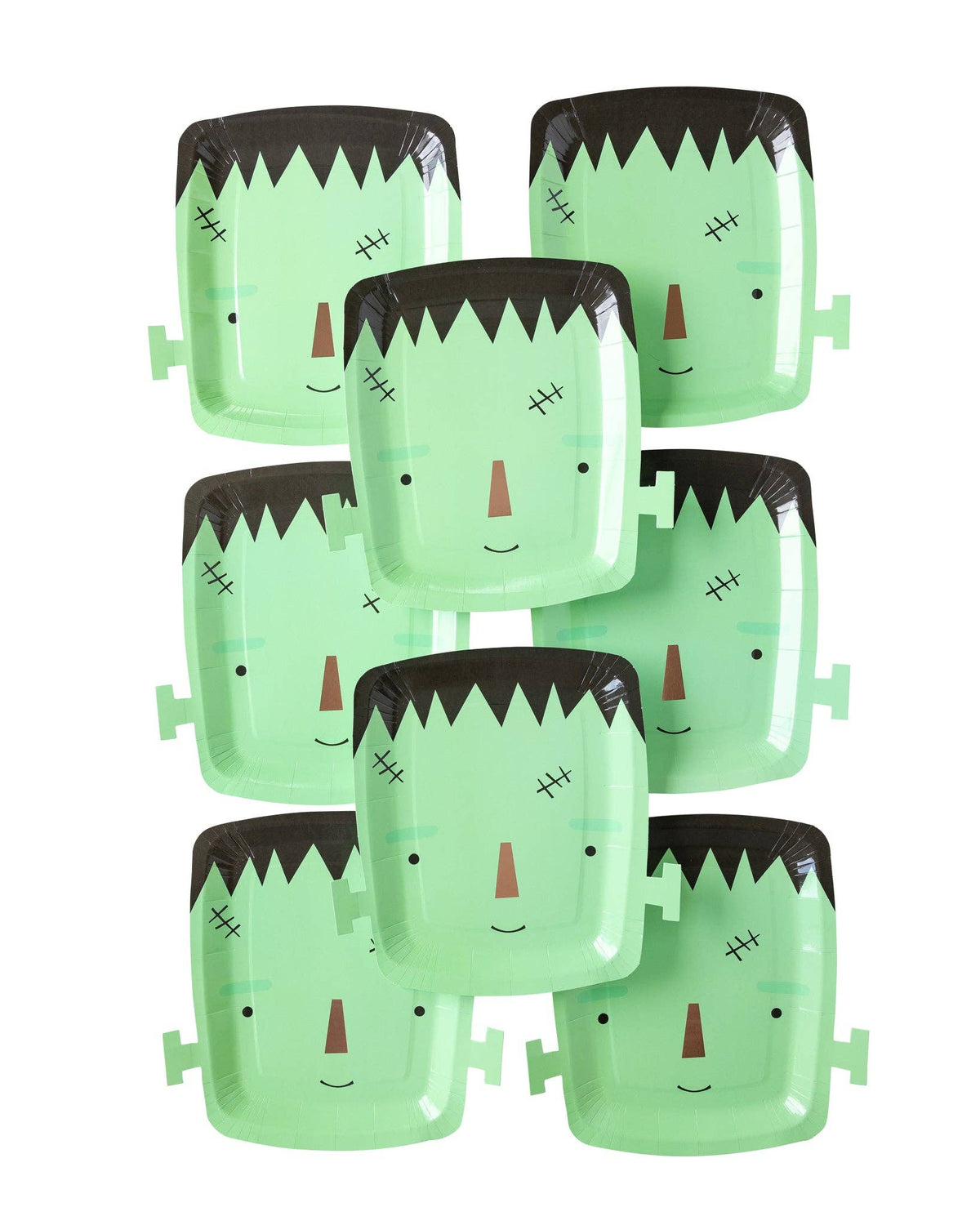 Frankenstein Shaped Paper Plate