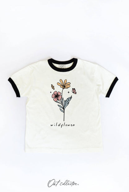 WILDFLOWER Youth Ringer Tee