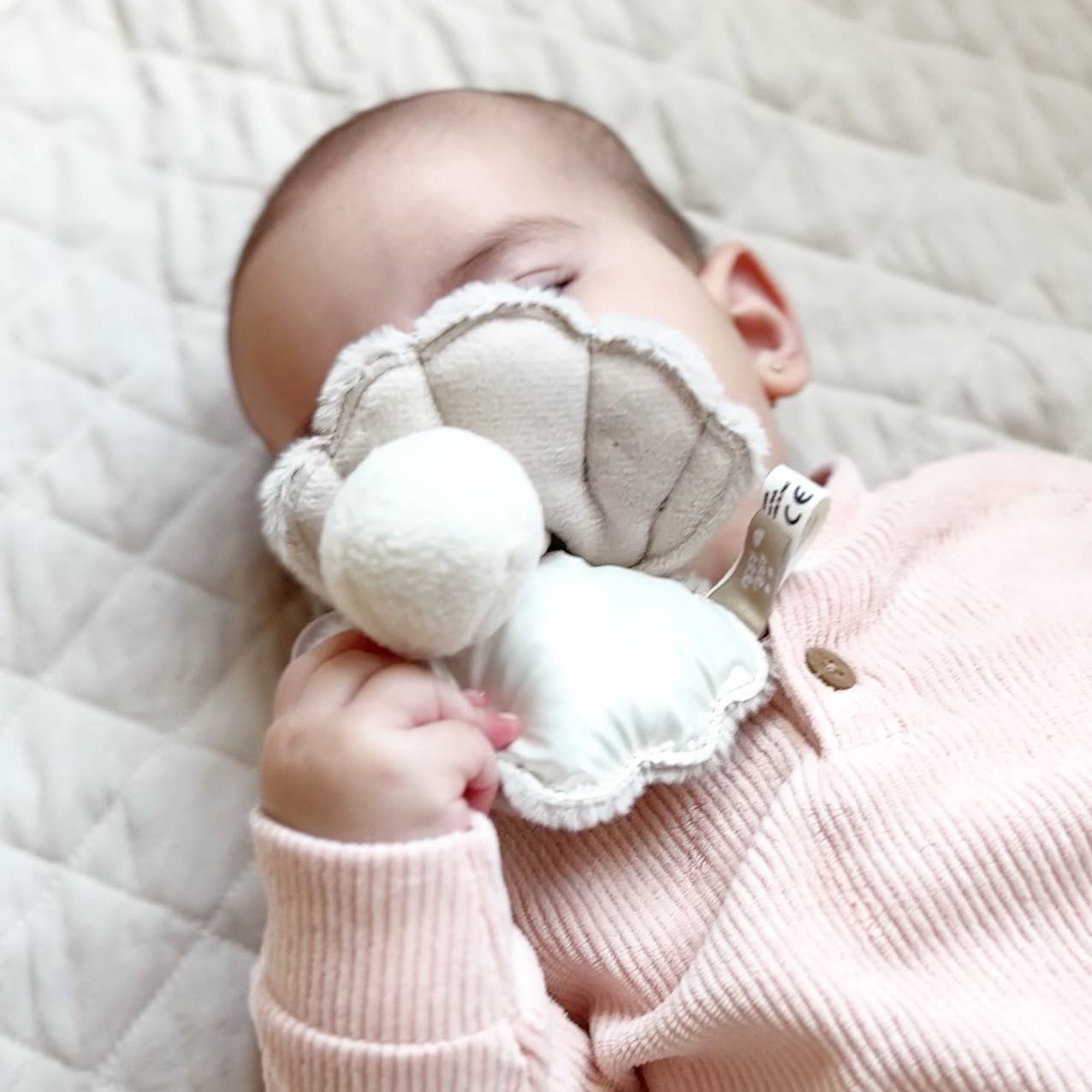 Clam and Pearl Rattle