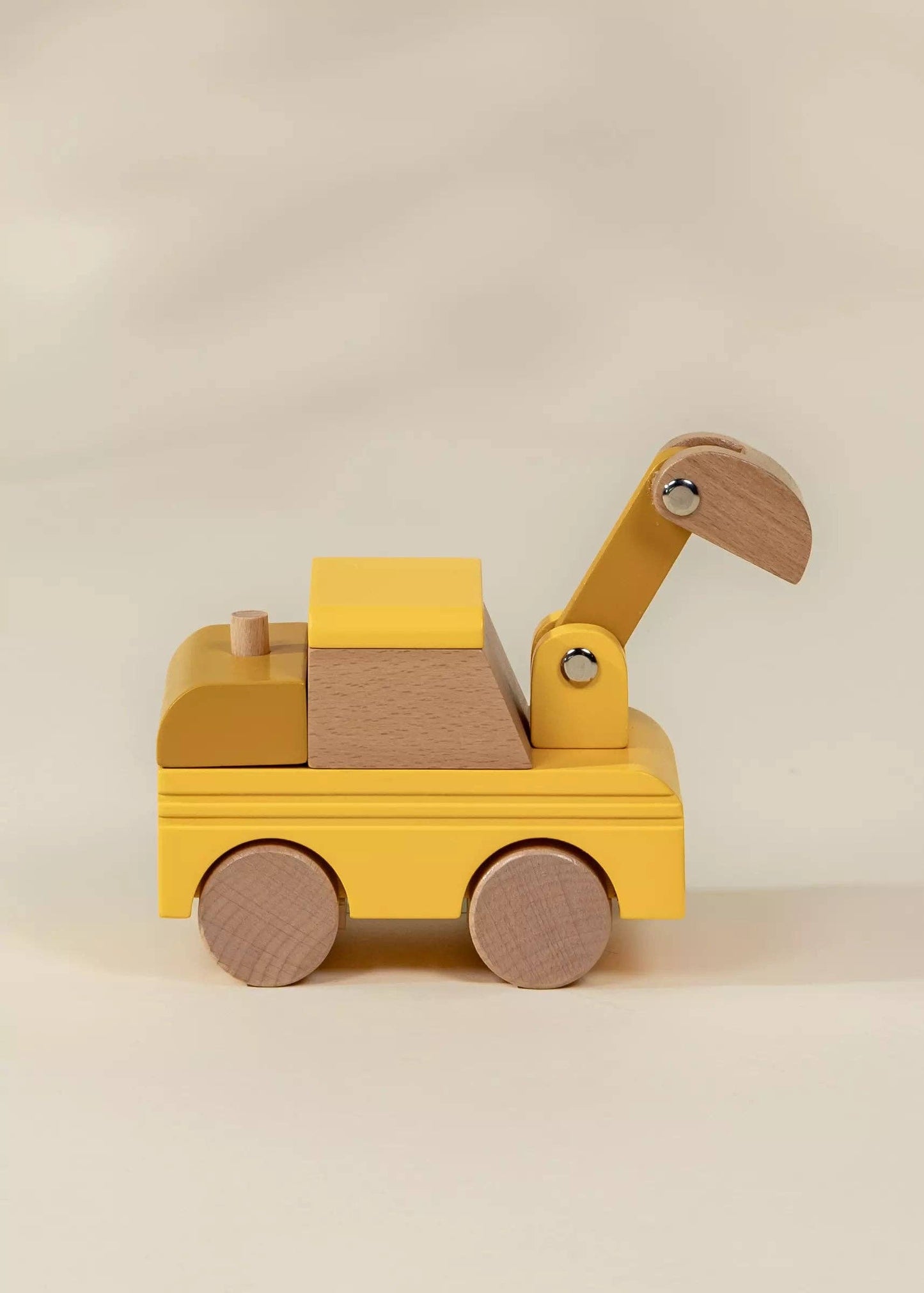 Wooden Construction Vehicle - Excavator