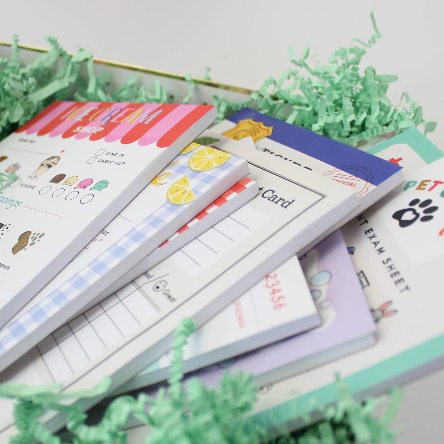 Pretend Play Notepad - Lemonade Stand