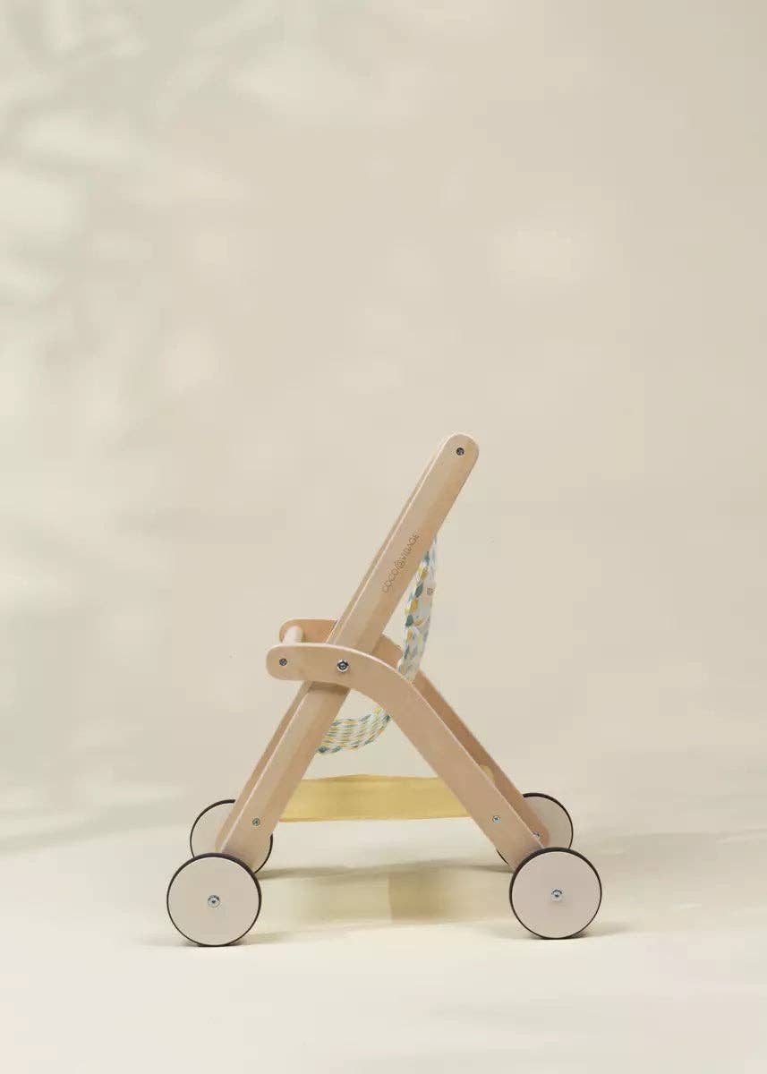 Wooden Dolls’ Stroller