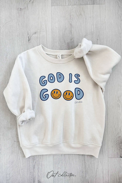 GOD IS GOOD Kids Graphic Sweatshirt