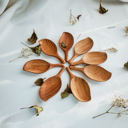 Wooden Leaf Spoon