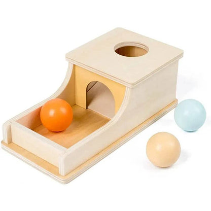 Montessori Wooden Ball Box
