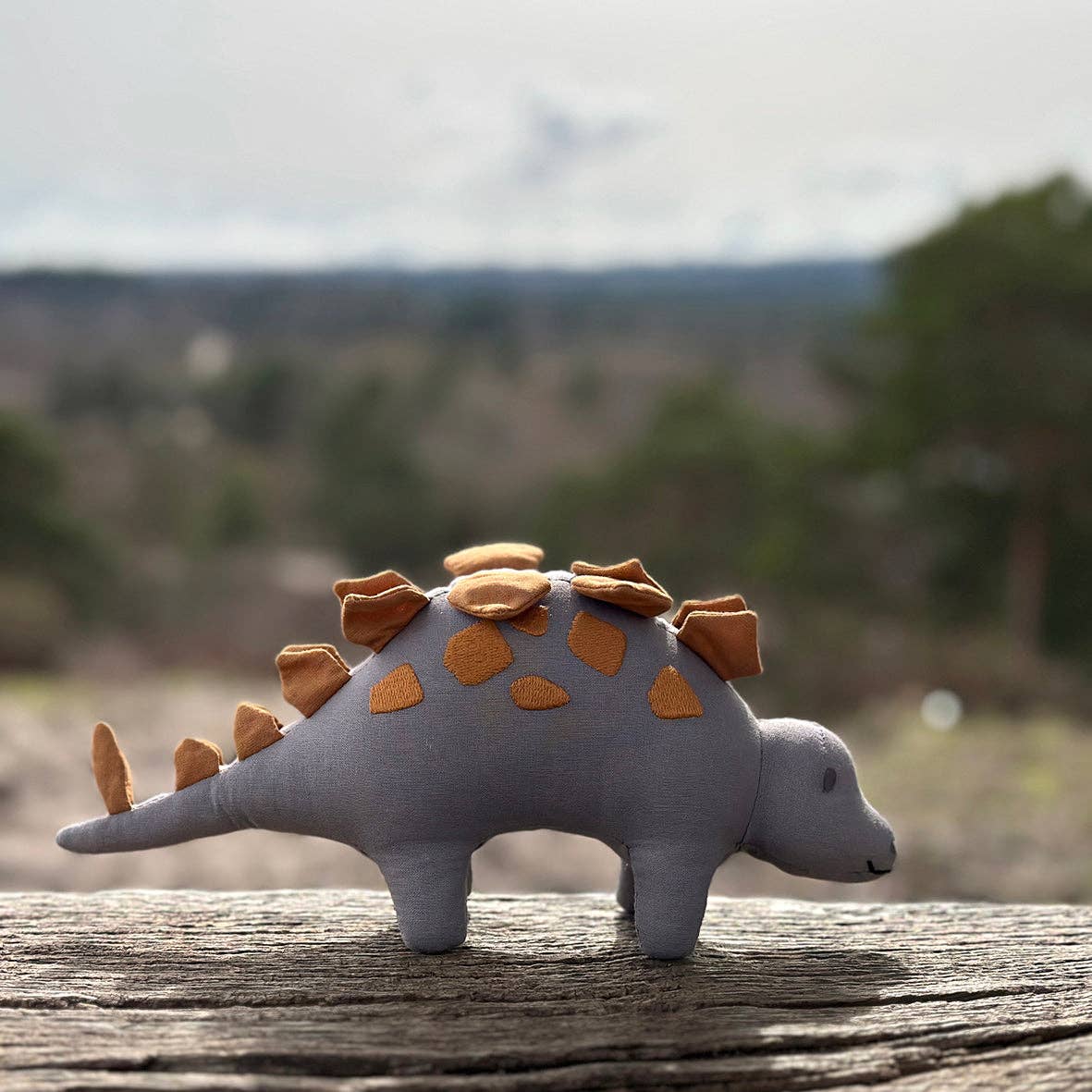 ThreadBear | Steggy Linen Dinosaur Toy