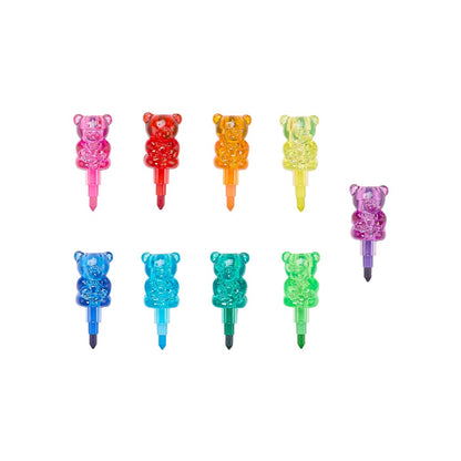 Gummy Bear Stacking Crayons