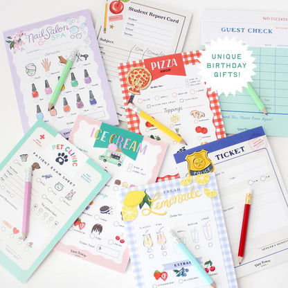 Pretend Play Notepad - Report Card
