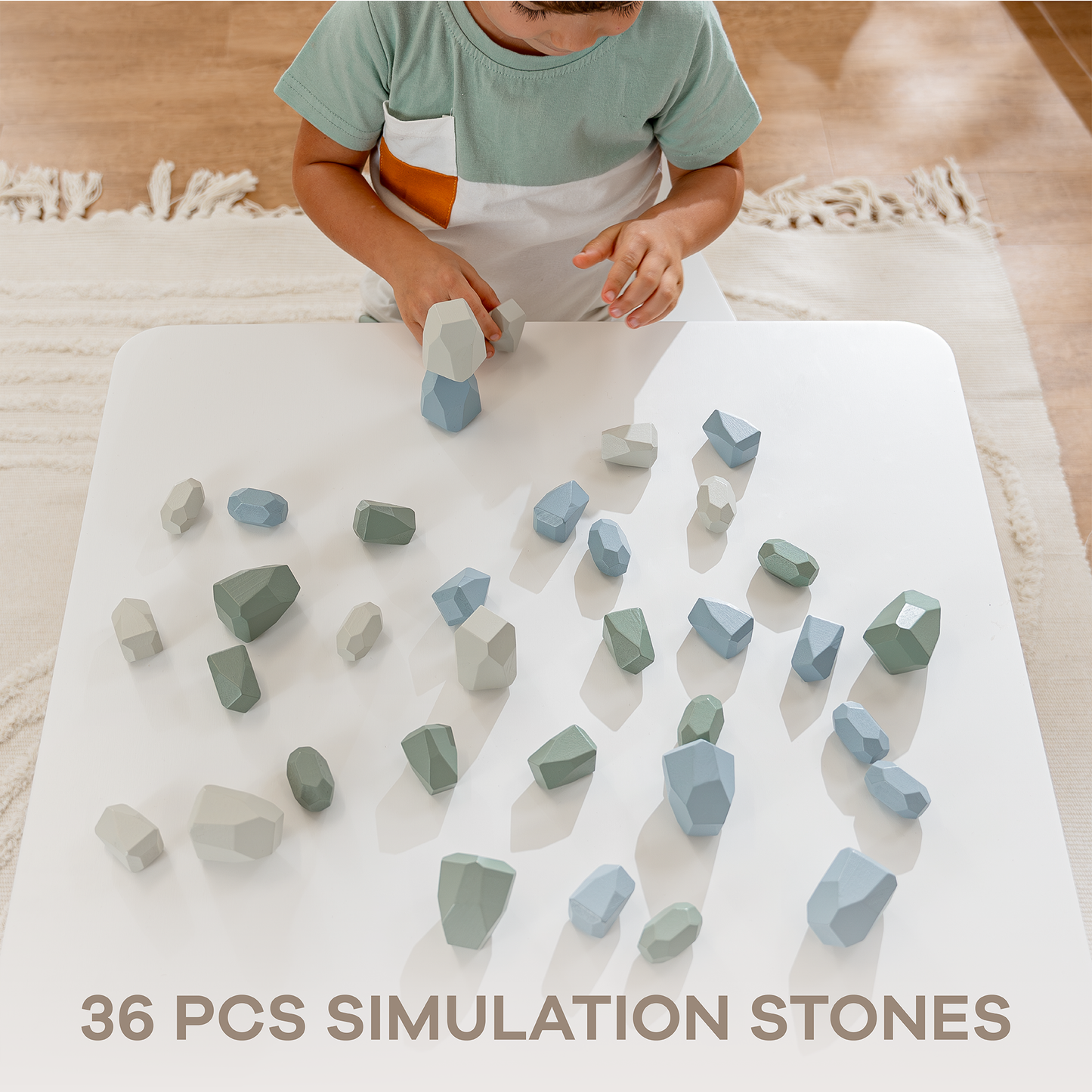 Stacking Blocks for Toddlers by Comfy Cubs