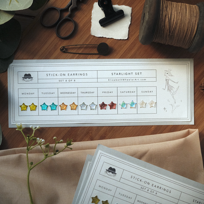 Starlight Stick-On Earring Set
