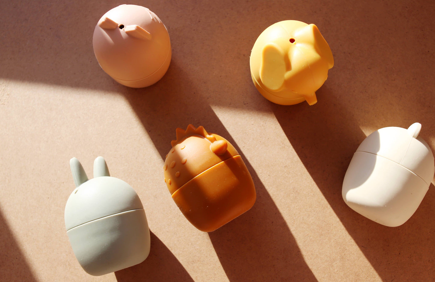 Animal Mold Free Silicone Bath Toy Set 