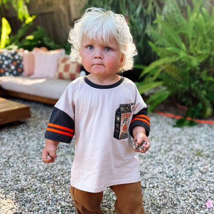 SPOOKY JUICE BOX Oversized Kids Tee