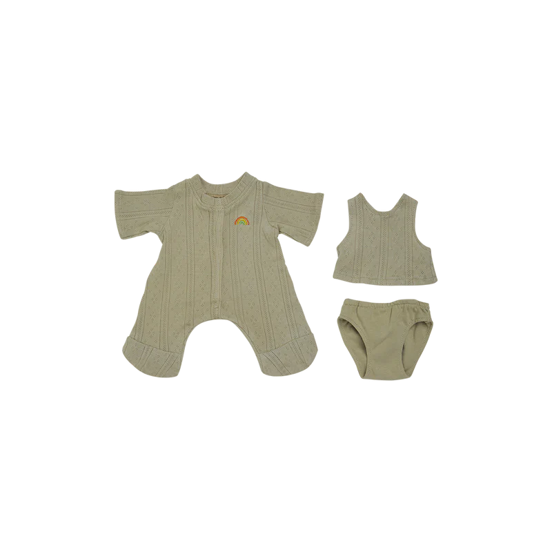 Dinkum Doll Pointelle PJ Set