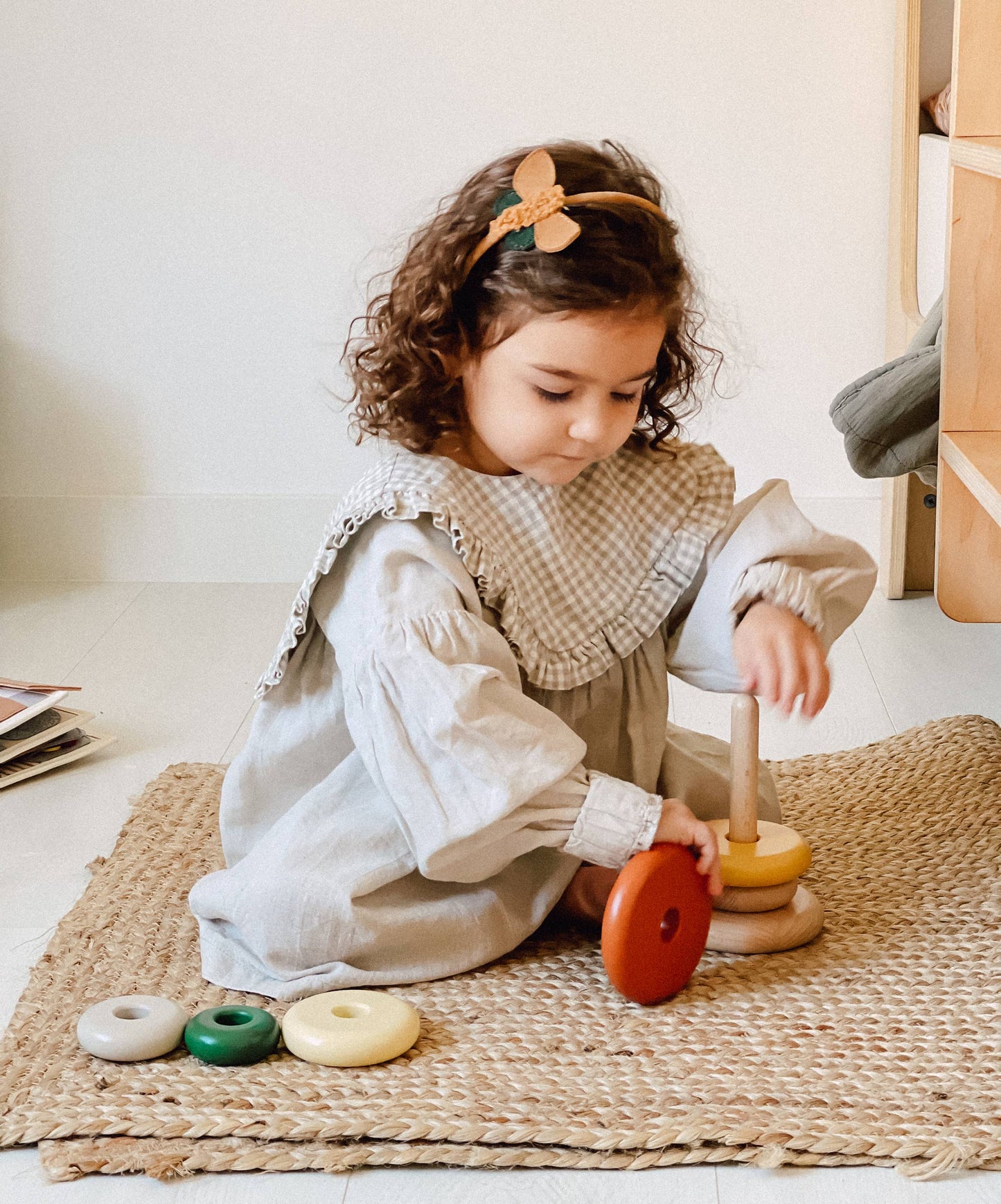 Wooden Stacking Toy (Earth Colors)