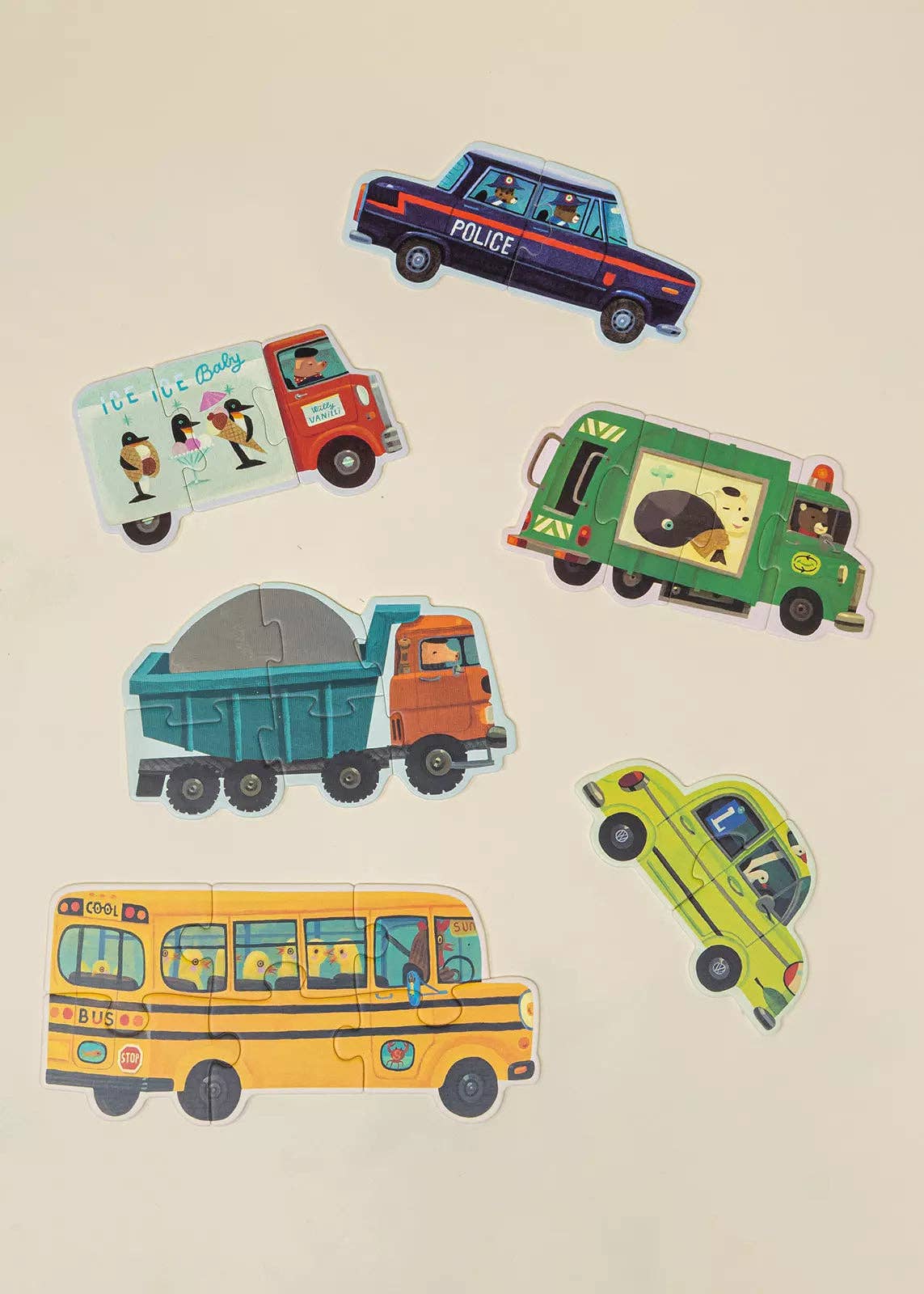 My first Puzzles - On the Road (6 puzzles)