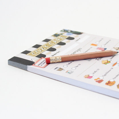 Pretend Play Notepad - Cozy Cafe