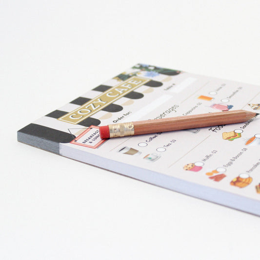 Pretend Play Notepad - Cozy Cafe