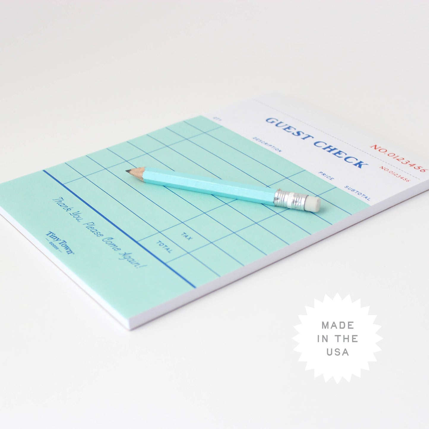 Pretend Play Notepad - Guest Check