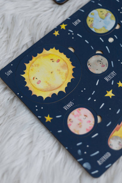 Solar System Wooden Puzzle