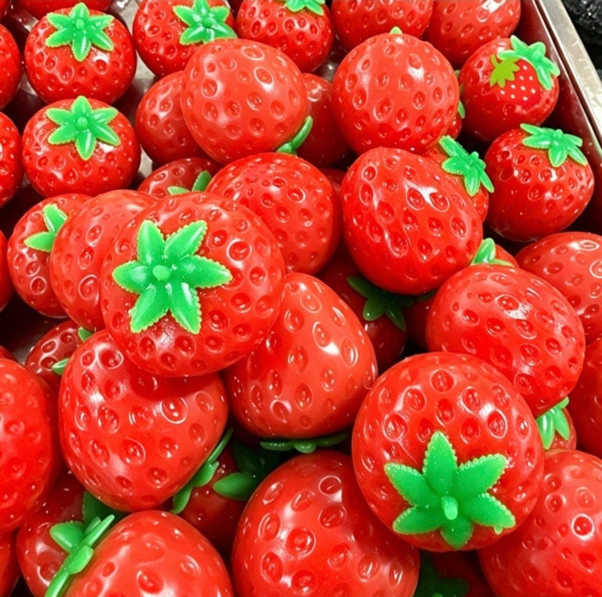 Crunchy Strawberry Brick Filled Squishy