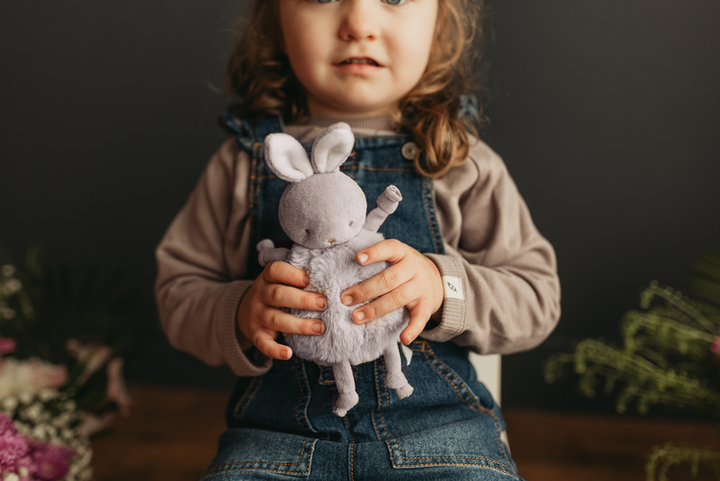 Lilac Roly Poly Bunny