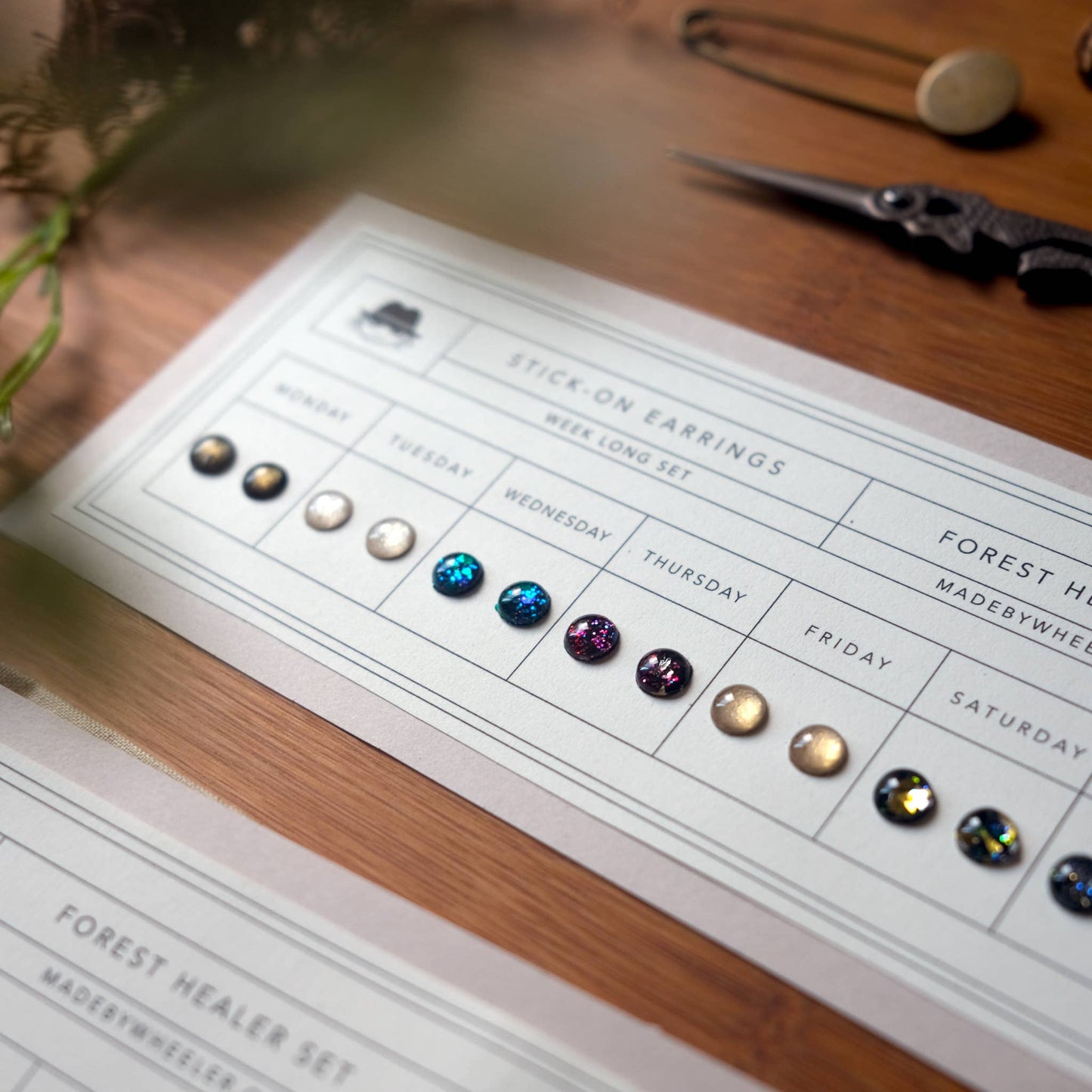 Forest Healer Stick-On Earring Set