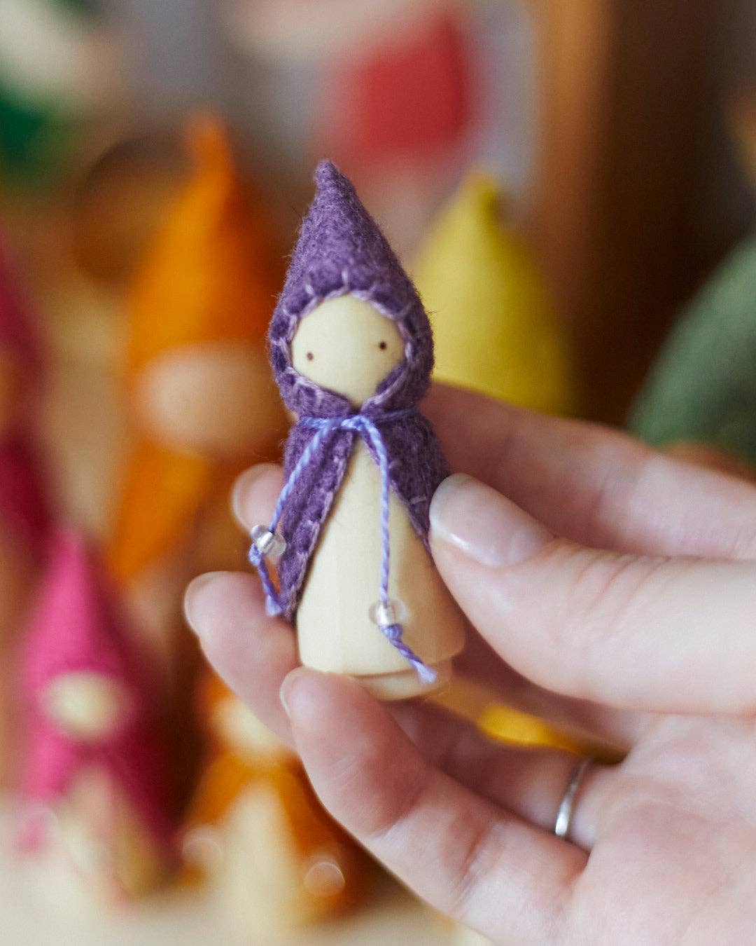 Mini Wooden Gnome