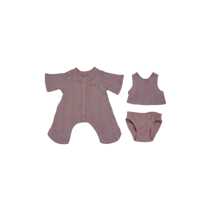 Dinkum Doll Pointelle PJ Set