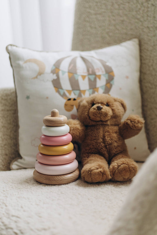 Wooden Stacking Toy (Pink Colors)
