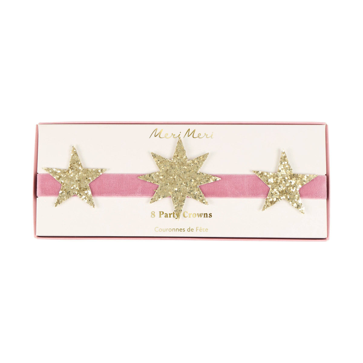 Celestial Glitter Star Party Crowns