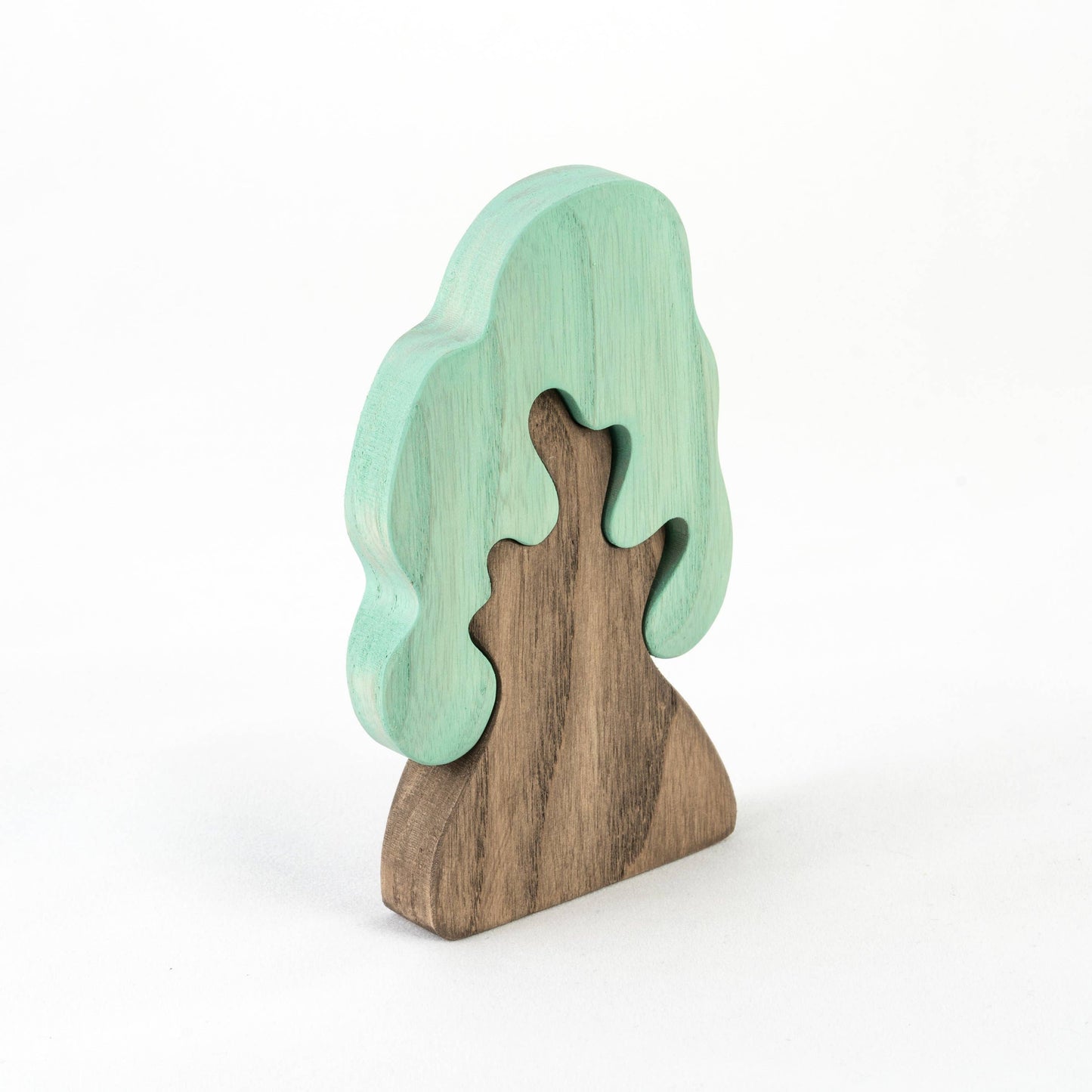 Wooden Winter Oak Tree