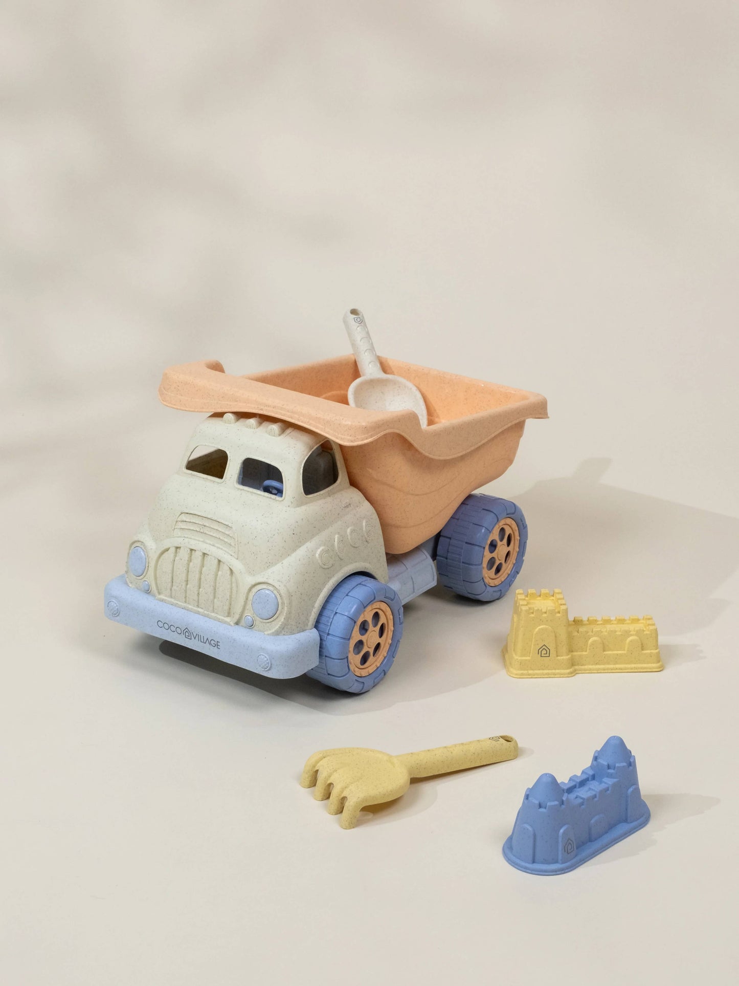 Wheat Straw Sand Toy Set Dump Truck & Accessories