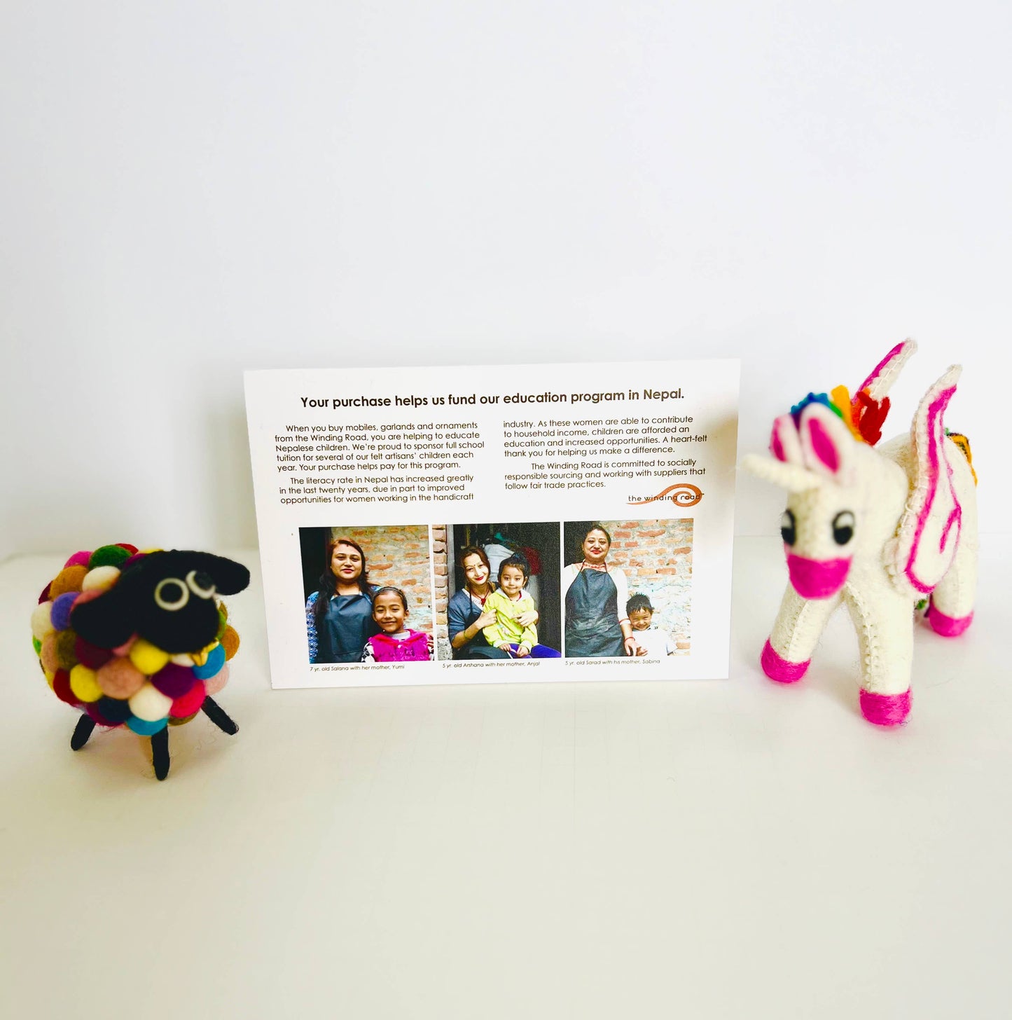 Felt Unicorn Rainbow - Small