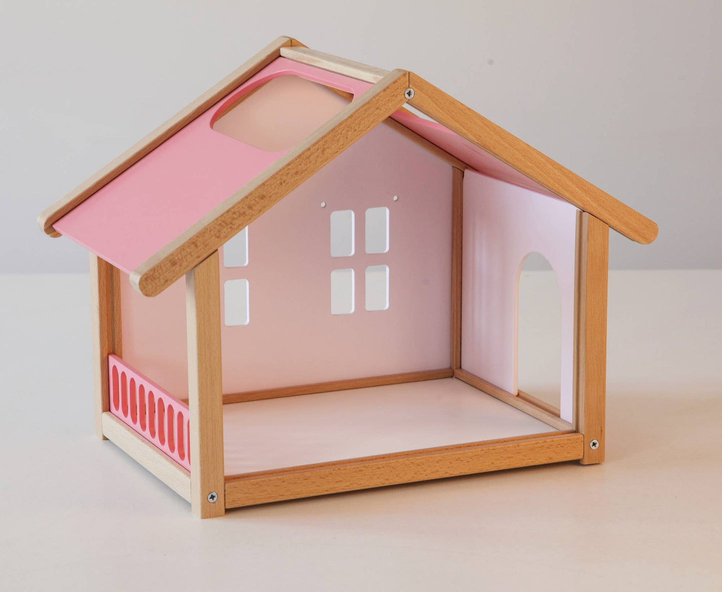Small Wooden Dollhouse