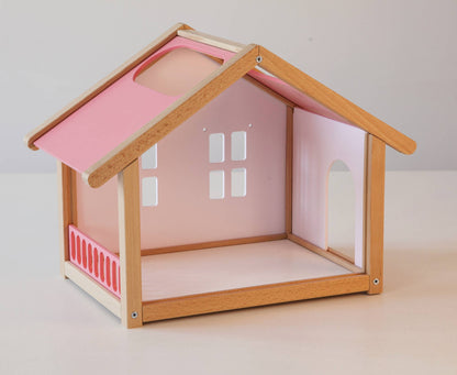 Small Wooden Dollhouse