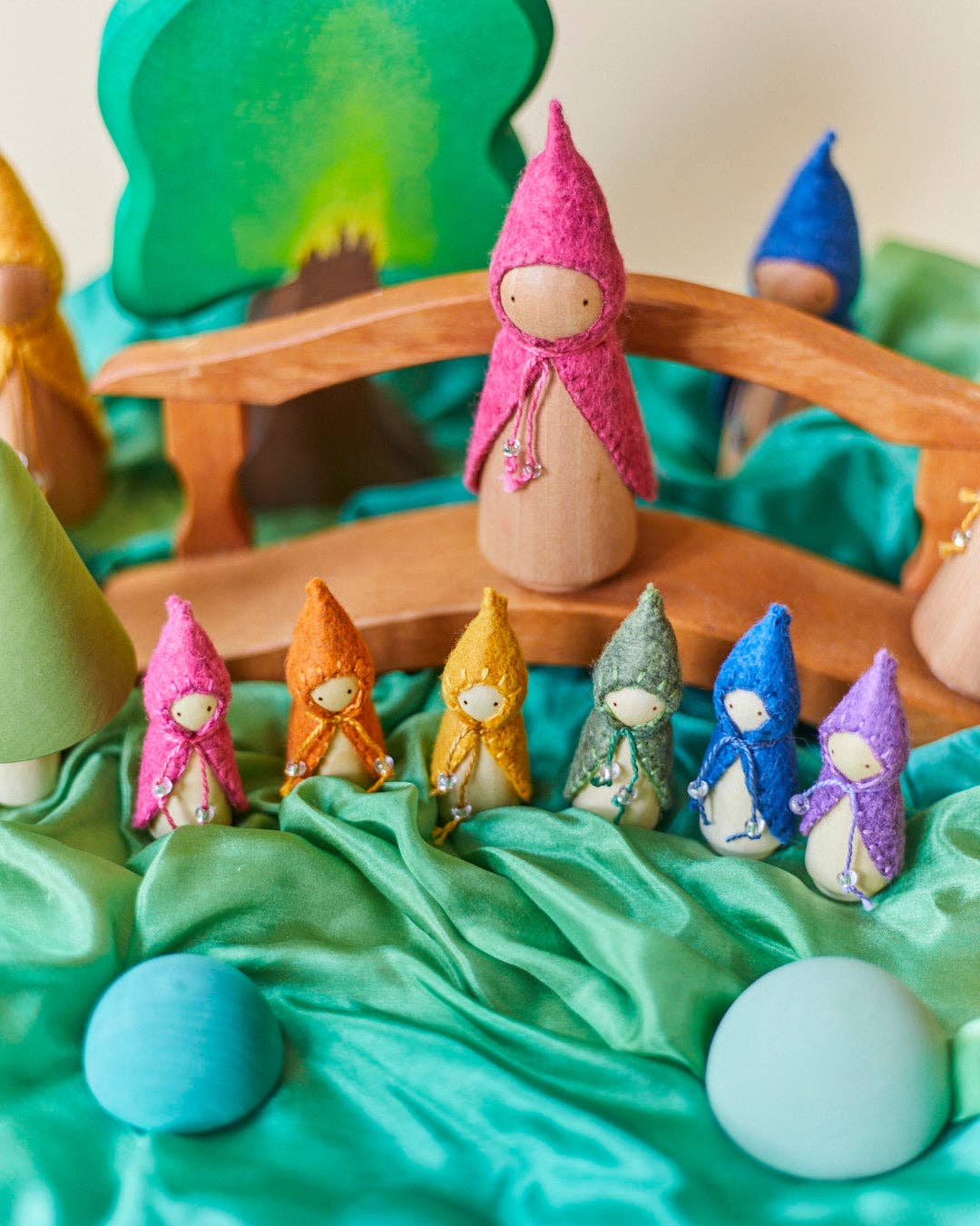 Mini Wooden Gnome